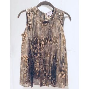 Intermix Lacey Parker 100% Silk Sleeveless Top